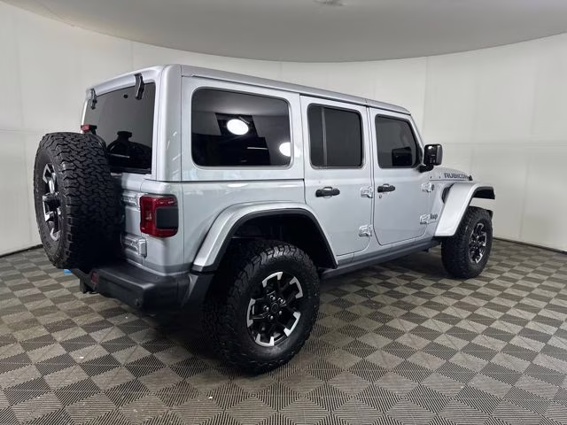 2024 Silver Zynith Clearcoat Jeep Wrangler Rubicon X 4xe 4X4 SUV