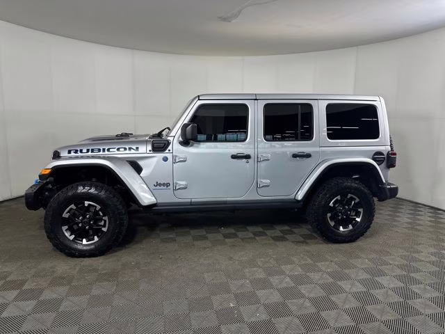 2024 Silver Zynith Clearcoat Jeep Wrangler Rubicon X 4xe 4X4 SUV