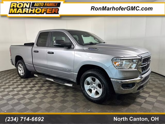 2023 Billet Silver Metallic Clearcoat Ram 1500 Big Horn/Lone Star 4X4 Truck