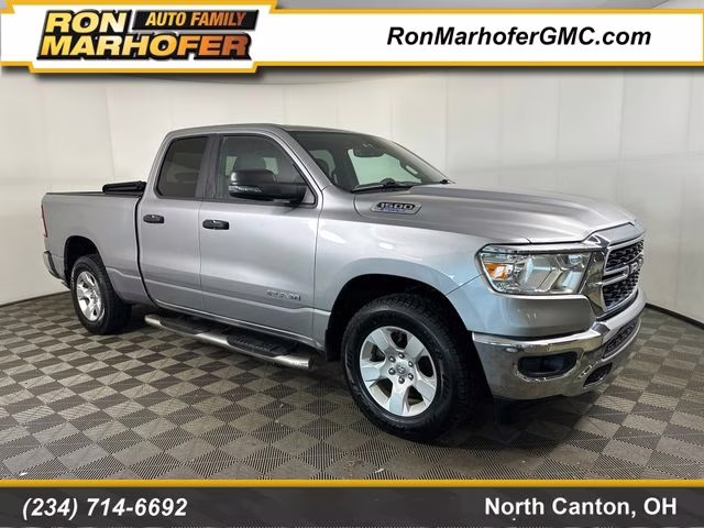 2023 Billet Silver Metallic Clearcoat Ram 1500 Big Horn/Lone Star 4X4 Truck