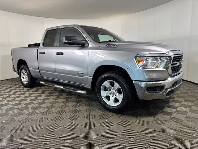 2023 Billet Silver Metallic Clearcoat Ram 1500 Big Horn/Lone Star 4X4 Truck