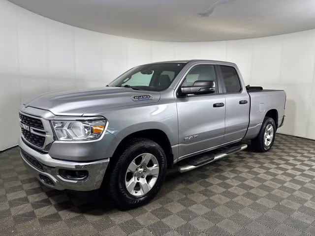 2023 Billet Silver Metallic Clearcoat Ram 1500 Big Horn/Lone Star 4X4 Truck