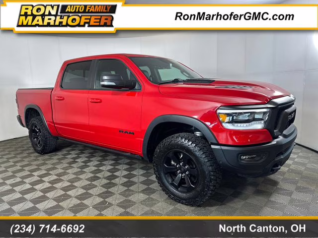 2021 Flame Red Clearcoat Ram 1500 Rebel 4X4 Truck