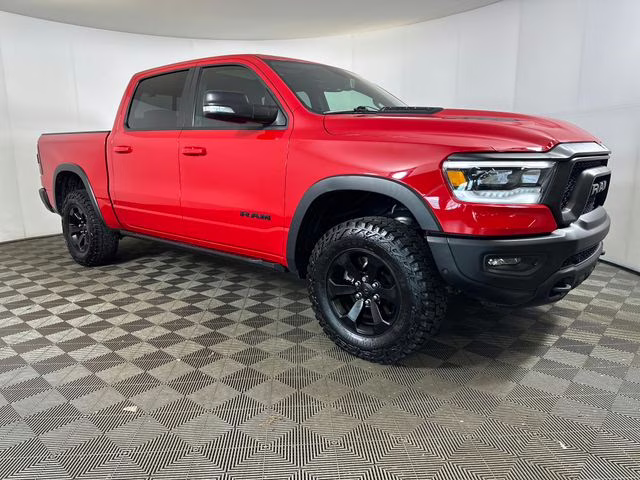 2021 Flame Red Clearcoat Ram 1500 Rebel 4X4 Truck