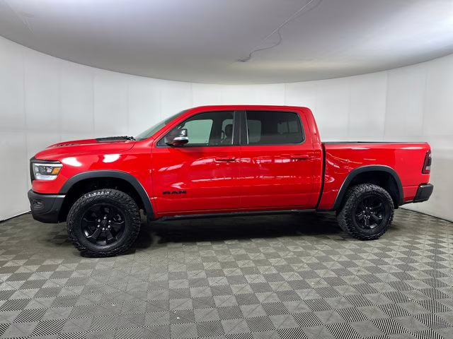 2021 Flame Red Clearcoat Ram 1500 Rebel 4X4 Truck