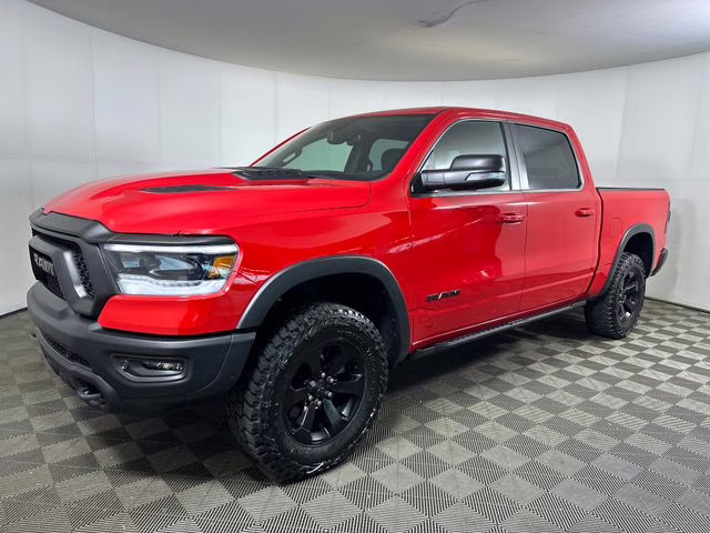 2021 Flame Red Clearcoat Ram 1500 Rebel 4X4 Truck