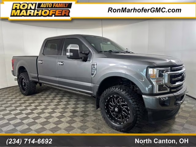 2022 Gray Metallic Ford F-350SD Platinum 4X4 Truck