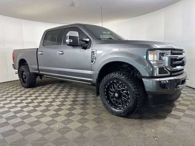 2022 Gray Metallic Ford Super Duty F-350 SRW Platinum 4X4 Truck