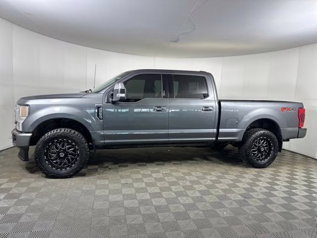 2022 Gray Metallic Ford Super Duty F-350 SRW Platinum 4X4 Truck