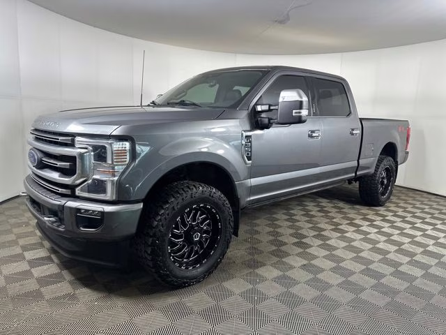 2022 Gray Metallic Ford F-350SD Platinum 4X4 Truck