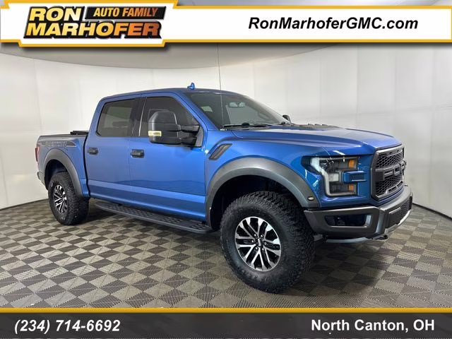 2019 Blue Metallic Ford F-150 Raptor 4X4 Truck
