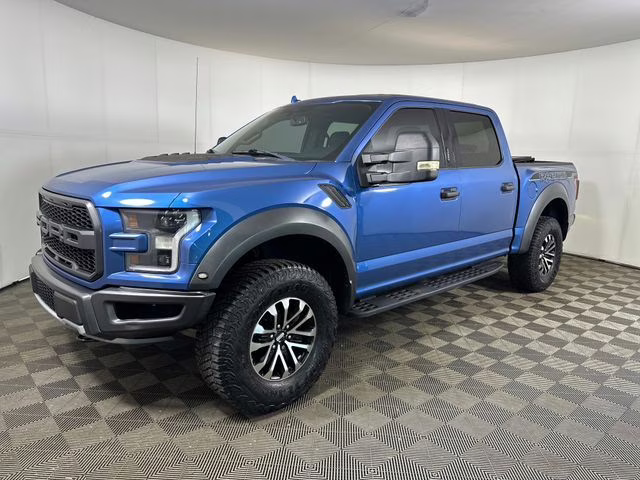2019 Blue Metallic Ford F-150 Raptor 4X4 Truck
