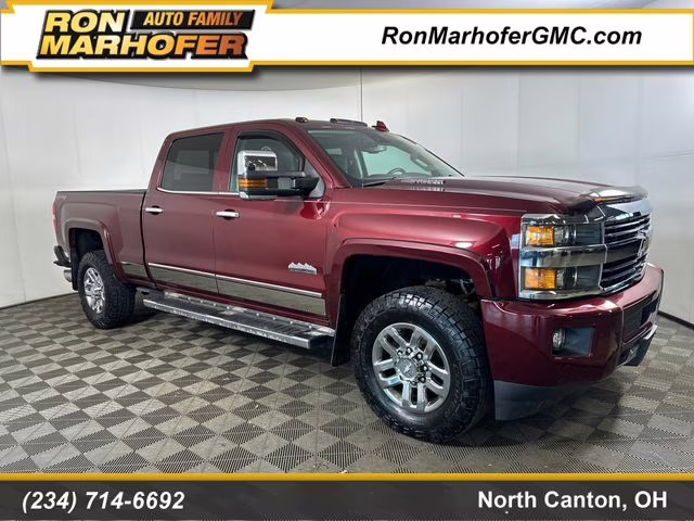 2016 Butte Red Metallic Chevrolet Silverado 3500HD High Country 4X4 Truck