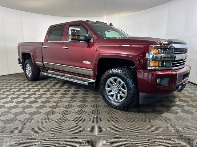 2016 Butte Red Metallic Chevrolet Silverado 3500HD High Country 4X4 Truck