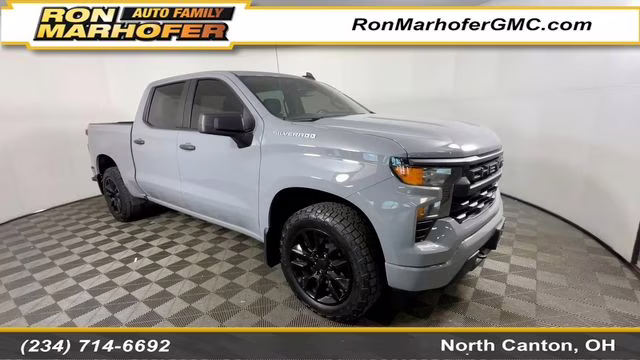 2024 Slate Gray Metallic Chevrolet Silverado 1500 Custom 4X4 Truck