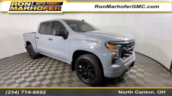 2024 Slate Gray Metallic Chevrolet Silverado 1500 Custom 4X4 Truck