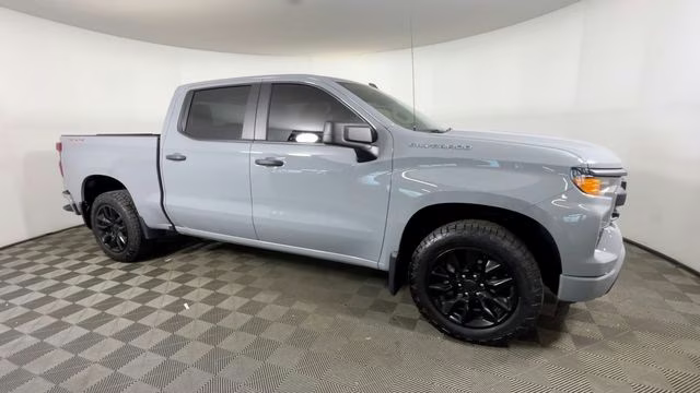 2024 Slate Gray Metallic Chevrolet Silverado 1500 Custom 4X4 Truck