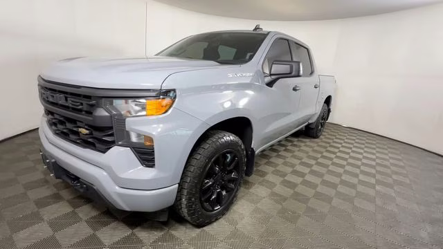 2024 Slate Gray Metallic Chevrolet Silverado 1500 Custom 4X4 Truck