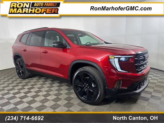 2025 Volcanic Red Tintcoat GMC Acadia Elevation FWD SUV