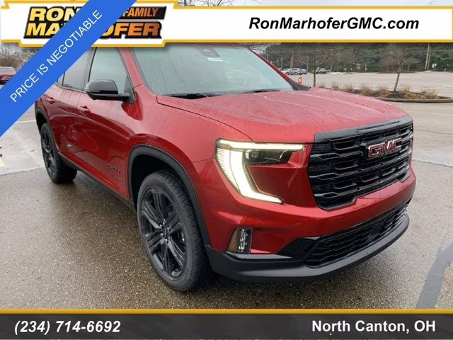 2026 Volcanic Red Tintcoat GMC Acadia Elevation AWD SUV