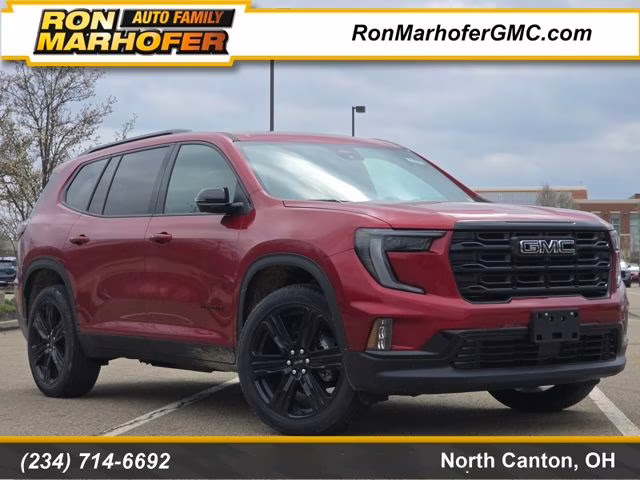 2026 Volcanic Red Tintcoat GMC Acadia Elevation AWD SUV
