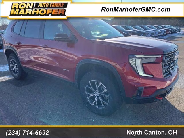 2026 Volcanic Red Tintcoat GMC Acadia AT4 AWD SUV