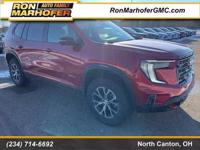 2026 Volcanic Red Tintcoat GMC Acadia AT4 AWD SUV