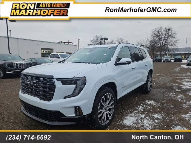 2026 Glacier White Tricoat GMC Acadia Denali Ultimate AWD SUV
