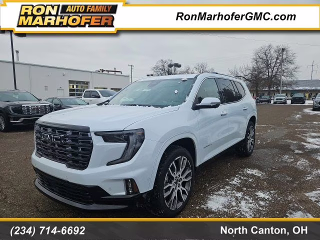 2026 Glacier White Tricoat GMC Acadia Denali Ultimate AWD SUV