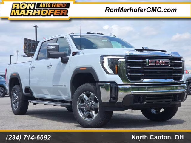 2026 Glacier White Tricoat GMC Sierra 2500HD SLT 4X4 Truck
