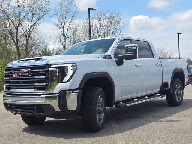 2026 Glacier White Tricoat GMC Sierra 2500HD SLT 4X4 Truck