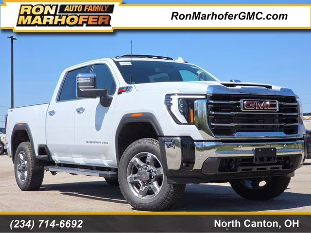 2026 Glacier White Tricoat GMC Sierra 2500HD SLT 4X4 Truck