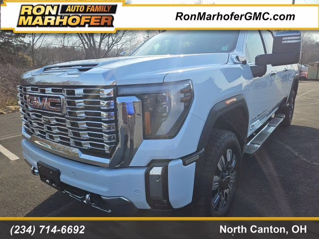 2026 Glacier White Tricoat GMC Sierra 3500HD Denali 4X4 Truck