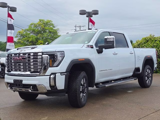 2026 Glacier White Tricoat GMC Sierra 3500HD Denali 4X4 Truck