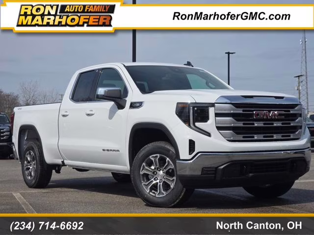 2026 Summit White GMC Sierra 1500 SLE 4X4 Truck