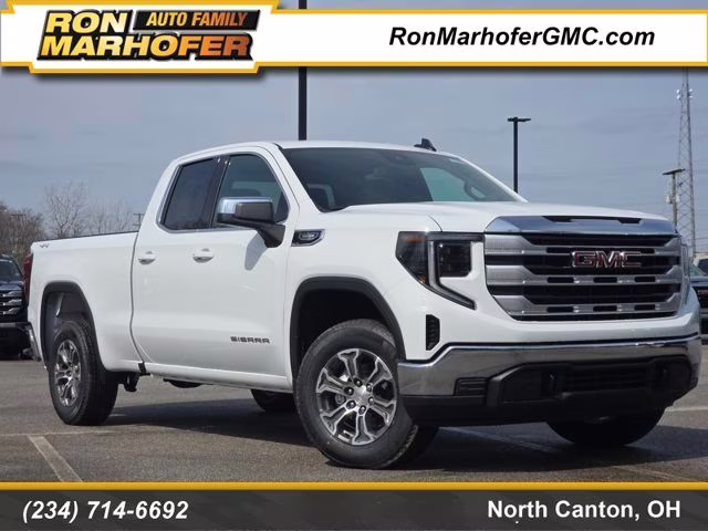 2026 Summit White GMC Sierra 1500 SLE 4X4 Truck