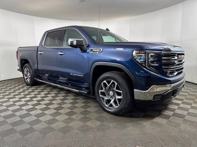 2023 Pacific Blue Metallic GMC Sierra 1500 SLT 4X4 Truck