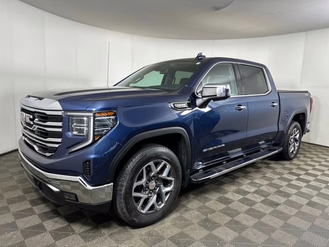 2023 Pacific Blue Metallic GMC Sierra 1500 SLT 4X4 Truck