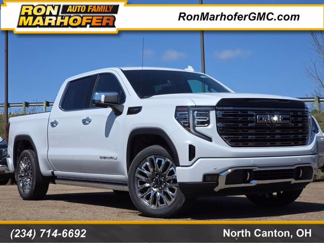 2026 Glacier White Tricoat GMC Sierra 1500 Denali Ultimate 4X4 Truck