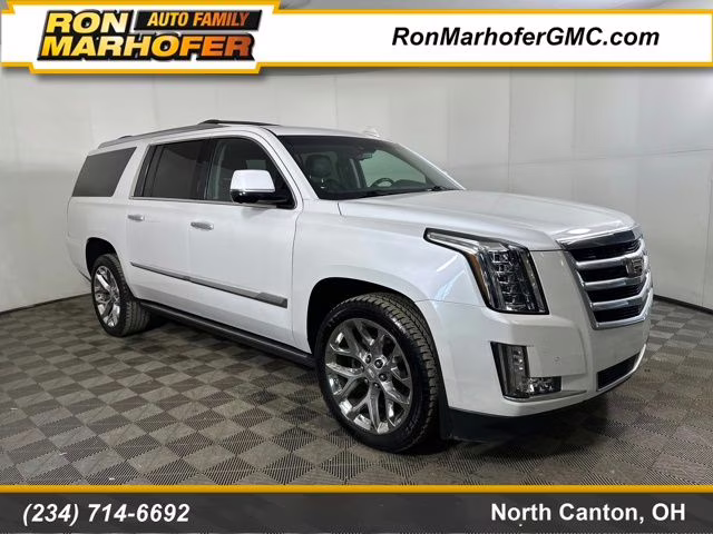 2016 Crystal White Tricoat Cadillac Escalade ESV Premium 4X4 SUV