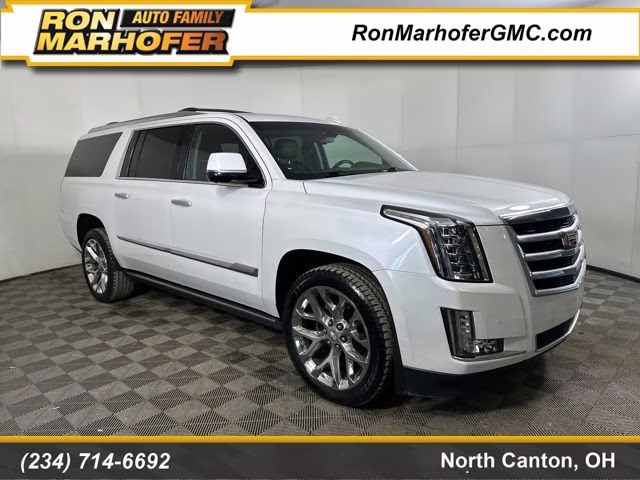 2016 Crystal White Tricoat Cadillac Escalade ESV Premium 4X4 SUV