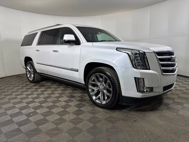 2016 Crystal White Tricoat Cadillac Escalade ESV Premium 4X4 SUV