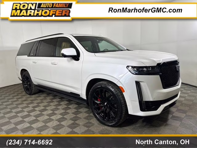 2024 Crystal White Tricoat Cadillac Escalade ESV Sport AWD SUV