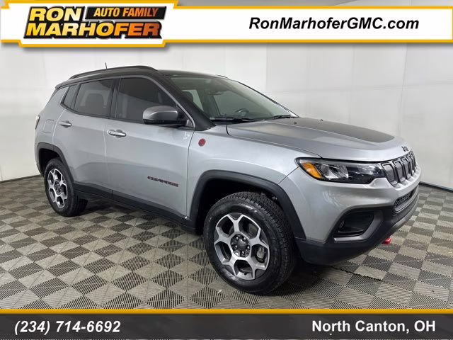 2022 Billet Silver Metallic Clearcoat Jeep Compass Trailhawk 4X4 SUV