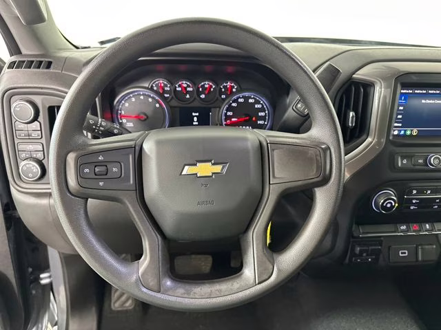 2020 Satin Steel Metallic Chevrolet Silverado 1500 Custom 4X4 Truck
