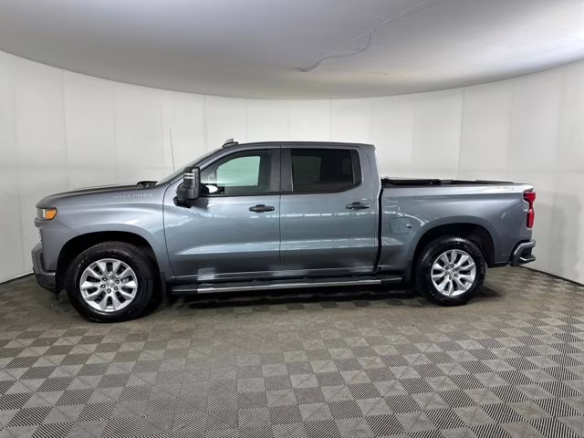 2020 Satin Steel Metallic Chevrolet Silverado 1500 Custom 4X4 Truck