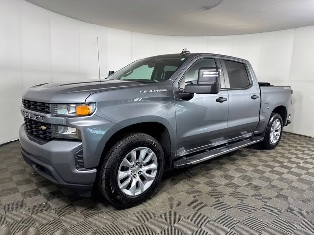 2020 Satin Steel Metallic Chevrolet Silverado 1500 Custom 4X4 Truck