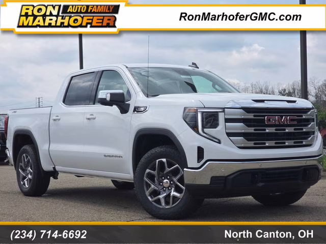 2026 Summit White GMC Sierra 1500 SLE 4X4 Truck