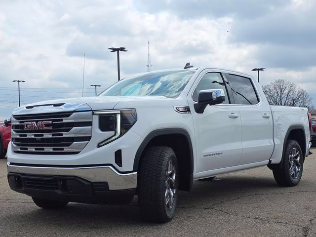 2026 Summit White GMC Sierra 1500 SLE 4X4 Truck