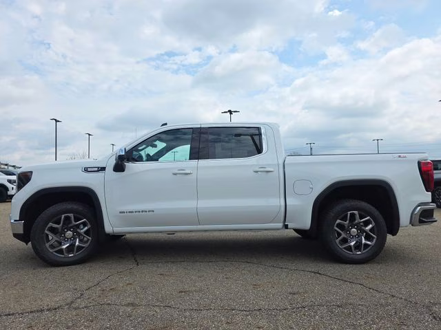 2026 Summit White GMC Sierra 1500 SLE 4X4 Truck